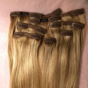 SHE Clip & Go 18” 100% Remy Human Hair Extensions